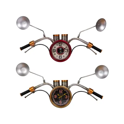 TAROS VİNTAGE MOTOR SAATLİ  DUVAR BİBLOSU 9983