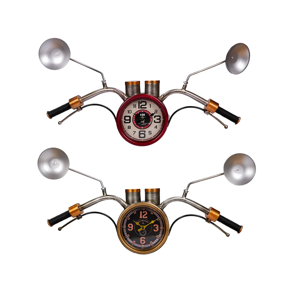 TAROS VİNTAGE MOTOR SAATLİ  DUVAR BİBLOSU 9983