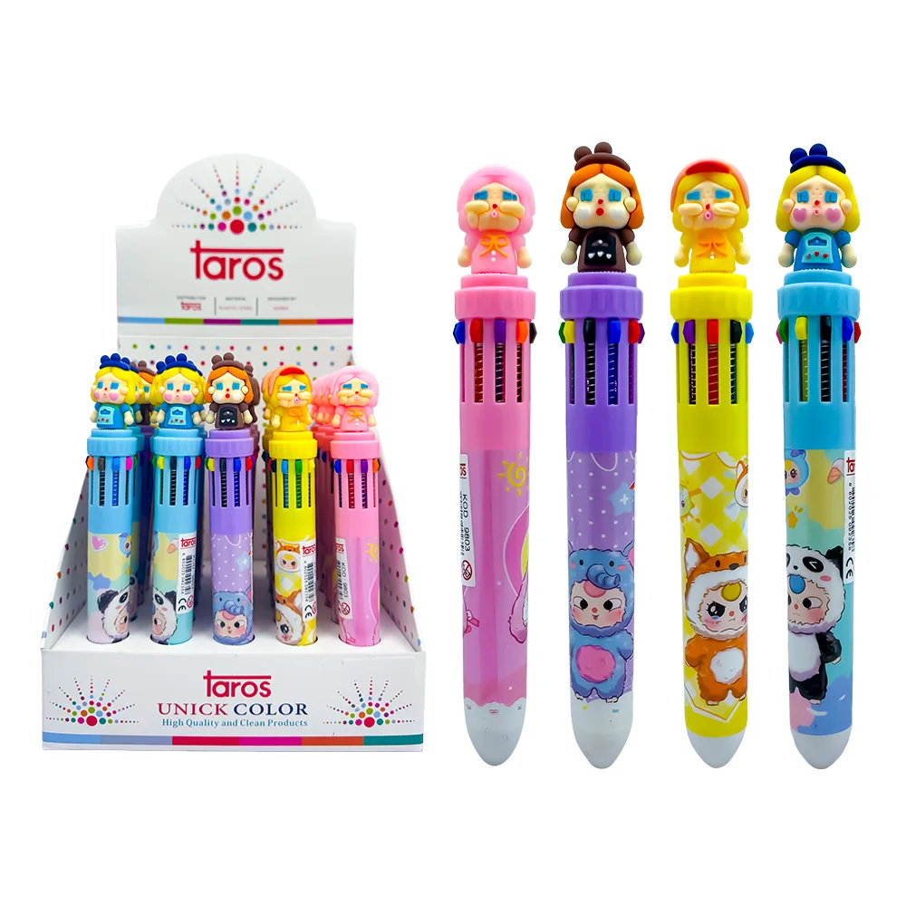 UNICK COLOR  AĞLAYAN BEBEK10 RENK TÜKENMEZ KALEM TESTİ 9803