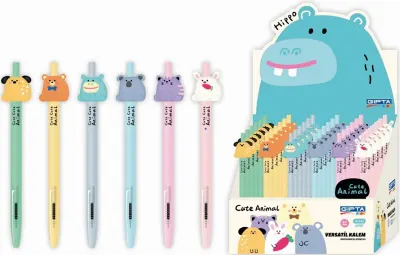 GIPTA VERSATİL KALEM  CUTE ANIMAL 0.7 MM 24 LÜ 4-K190700-5001