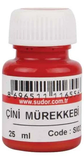 SÜDOR ÇİNİ MÜREKKEBİ 25 ML SİYAH SI02-10