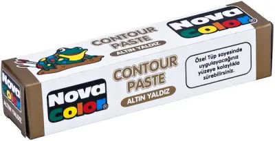 NOVA COLOR CONTOUR (KONTUR) PASTE ALTIN YALDIZ NC-186