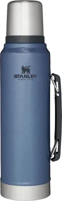 STANLEY TERMOS PASLANMAZ ÇELİK KLASİK VAKUMLU 1 LT KOYU MAVİ 10-08266-058