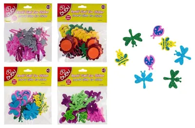 PASİF BU-BU STICKER SİMLİ ÇİÇEK 24 LÜ (ST0009/...ST0012) BUBU-STS005