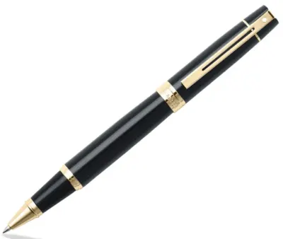 SHEAFFER ROLLER KALEM 300 SERİSİ 9325-1 PARLAK SİYAH ALTIN