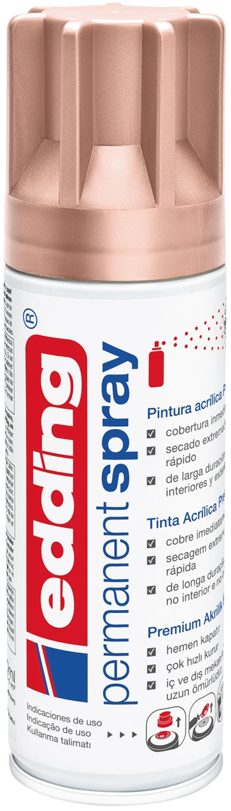 EDDING PERMANENT AKRİLİK SPREY BOYA E-5200 ROSE GOLD 937