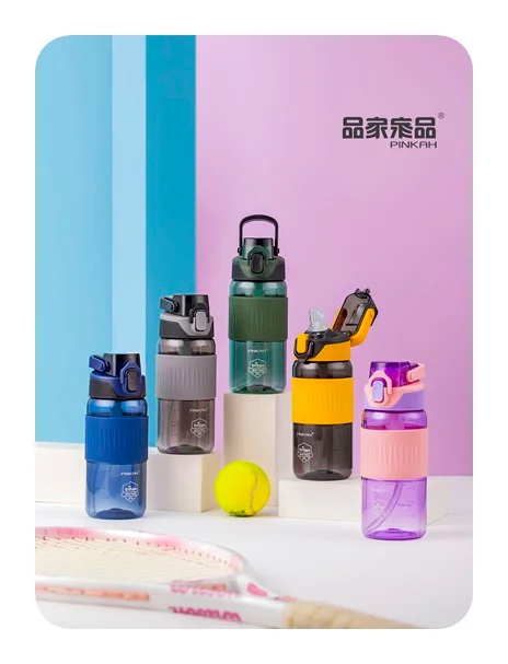 PINKAH MATARA TRITAN  540 ML SİLİKON PİPETLİ SPORTİF PKH-PJ-754