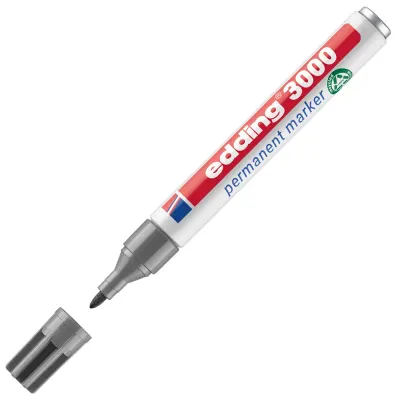 EDDING PERMANENT MARKÖR E-3000 GRİ