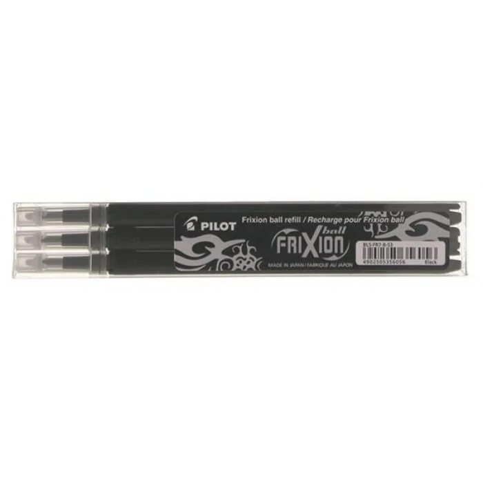 PİLOT FRIXION SİYAH KALEM YEDEK 3 LÜ BLS-FR7-B-S3