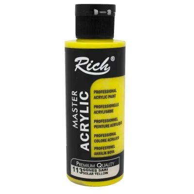 RICH AKRİLİK BOYA 113 GÜNEŞ SARI 120 cc (Best)