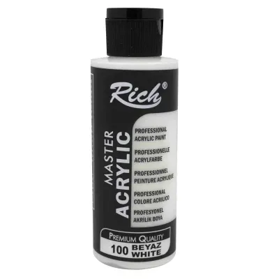 RICH AKRİLİK BOYA 120-100 BEYAZ 120 cc (Best)