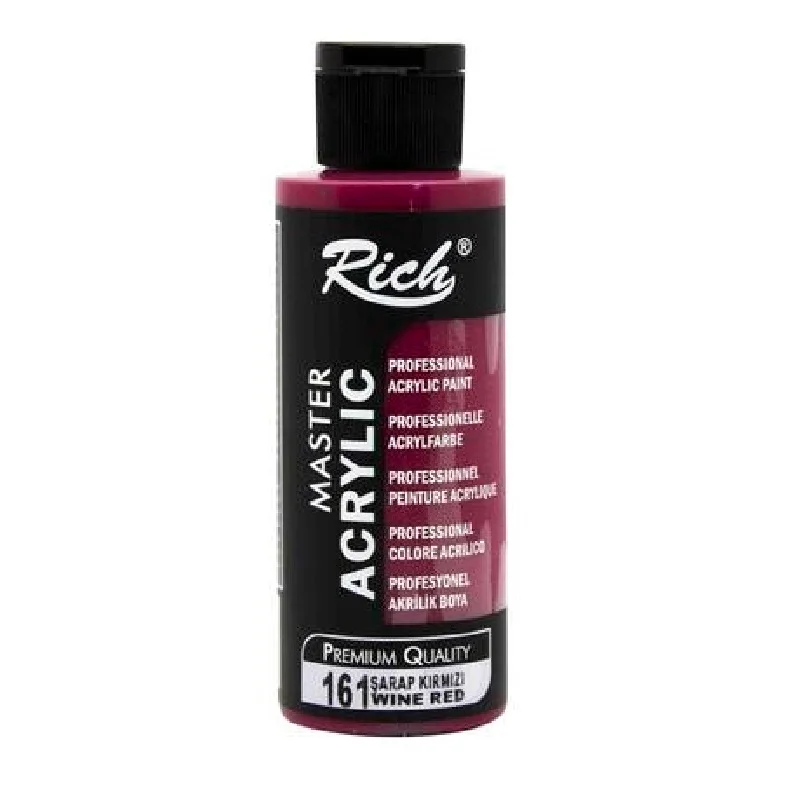 RICH AKRİLİK BOYA 161 ŞARAP KIRMIZI 120 cc