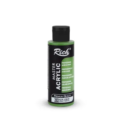 RICH AKRİLİK BOYA 202 AÇIK ÇİMEN 120 cc (Best)