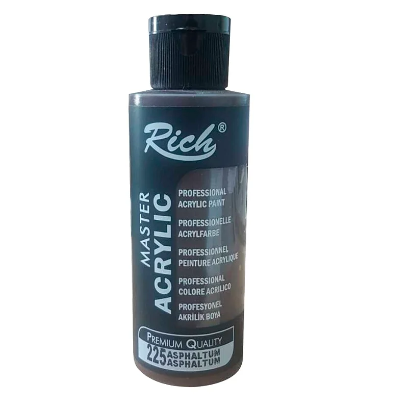 RICH AKRİLİK BOYA 225 ASPHALTUM 120 cc