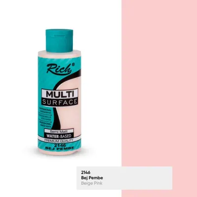 RICH MULTİ AKRİLİK BOYA 2146 BEJ PEMBE 120 cc