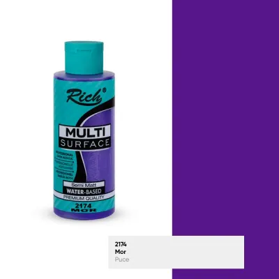 RICH MULTİ AKRİLİK BOYA 2174 MOR 120 cc