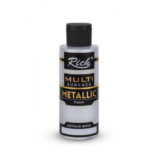 RICH MULTİ METALİK AKRİLİK BOYA 03710 GÜMÜŞ 120 cc