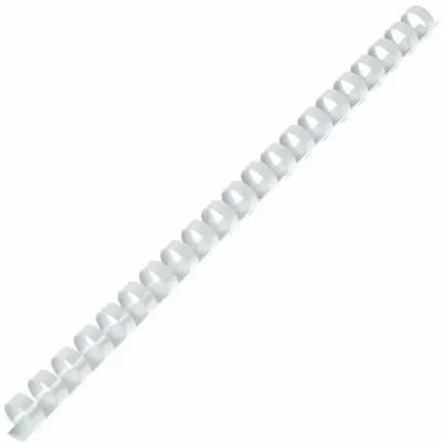 SARFF 6 mm DELUX BEYAZ PLASTİK SPİRAL 100 LÜ 15312005 (Best)