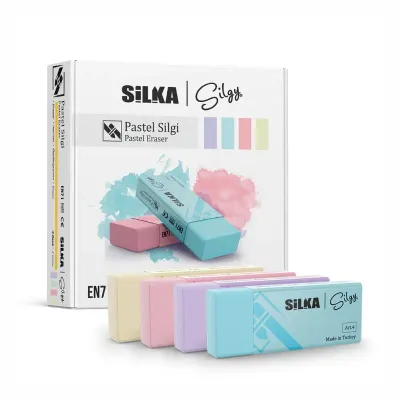 SİLKA PASTEL 4 RENK SİLGİ 20 Lİ ART.4 (Best)