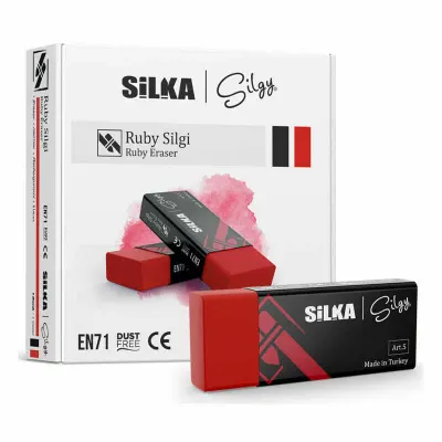SİLKA RUBY KIRMIZI SİLGİ 20 Lİ KT ART5 (Best)