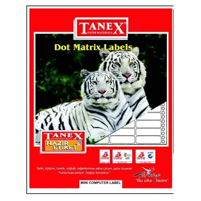 TANEX 17x25 BİLGİSAYAR ETİKETİ TN001610 (Best)