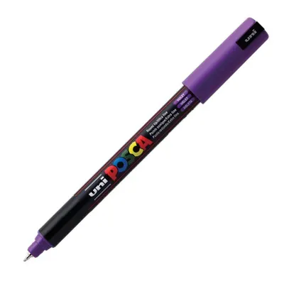 UNİ-BALL PC-1M POSCA SU BAZLI MARKER MOR 0.7 (Best)