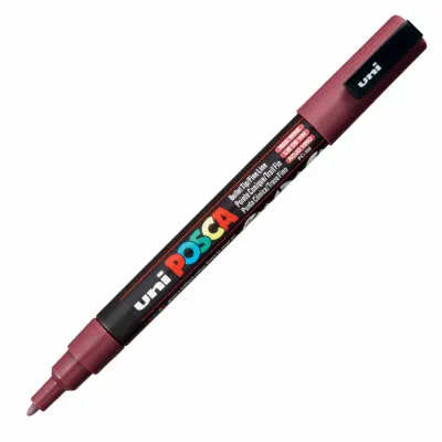 UNİ-BALL PC-3M POSCA SU BAZLI MARKER Ş.KIRMIZI 0.9 (Best)