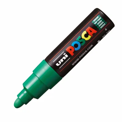 UNİ-BALL PC-7M -POSCA SU BAZLI MARKER YEŞİL 4,5-5,5 (Best)