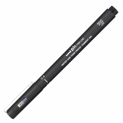 UNİ-BALL PIN04-200 FINELINE SİYAH ÇİZİM KALEMİ (Best)