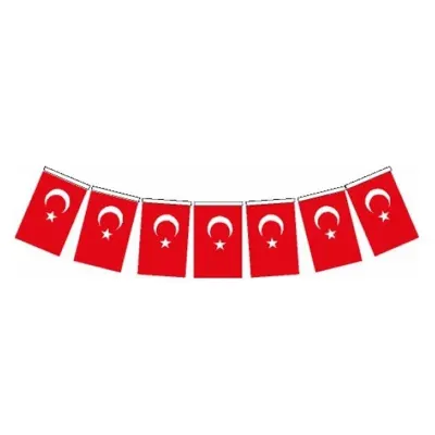 VATAN İPLİ ORTA BOY TÜRK BAYRAK 40 LI VT807
