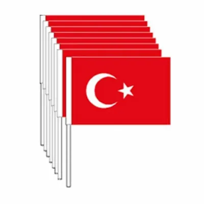 VATAN KÜÇÜK ÇITALI KAĞIT TÜRK BAYRAK 80 Lİ VT801 (Best)