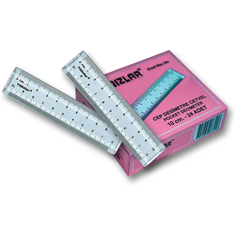 YILDIZLAR 10 CM. CEP DESİMETRE CETVELİ KOD 066 (Best)