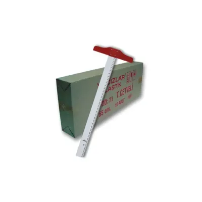 YILDIZLAR 65 CM. PLASTİK (T) CETVELİ KOD.071