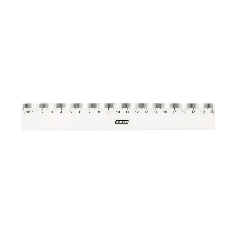 Bigpoint Plastik Geniş Cetvel 20 cm