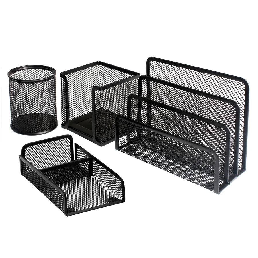 Bigpoint Metal Perfore 4'lü Set Siyah