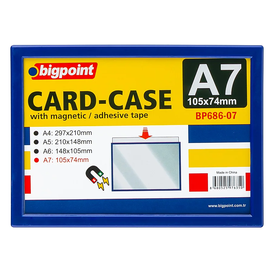 Bigpoint A7 Mıknatıslı(Magnetic) Afiş Muhafaza Kabı