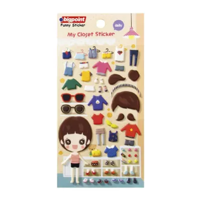 Bigpoint Sticker Kıyafet Giydir Daily