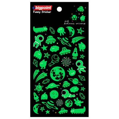 Bigpoint Sticker Fosforlu Evren
