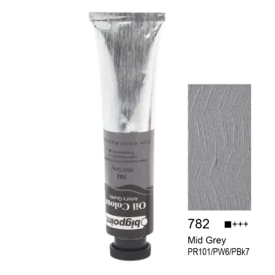 Bigpoint Yağlı Boya 200 ml Middle Grey 782
