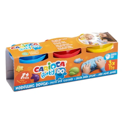 CARIOCA BEBEK OYUN HAMURU 3 RENK x 75 gr 43179 (Best)