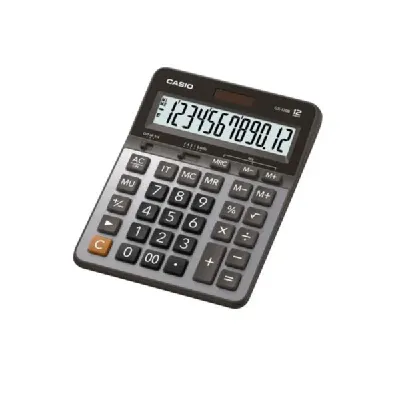 CASIO GX-120 B/S MASA ÜSTÜ HESAP MAKİNASI 12 HANE (Best)
