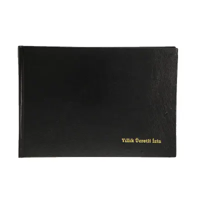 DİLMAN YILLIK İZİN DEFTERİ 96 YP. 20x28 CİLTLİ (Best)