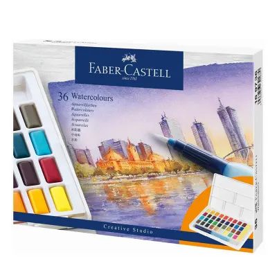 FABER 36 RENK CREATİVE STUDİO TABLET SULUBOYA 11697360 (Best)