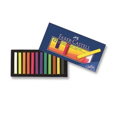FABER CREATİVE TOZ PASTEL BOYA 12 RENK 128312 (Best)
