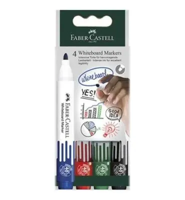 FABER W20 4 RENK TAHTA KALEMİ 4 LÜ BLİSTER 253942 (Best)