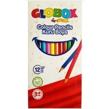 GLOBOX 3673 6 RENK KISA KURU BOYA KALEMİ (Best)