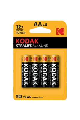 KODAK AA KALEM PİL XTRALIFE ALKALİN 4 LÜ BLİSTER 281377 (Best)