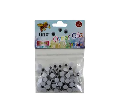 LINO OYNAR GÖZ KÜÇÜK BOY 7 MM.100 LÜ RBZ-007-A (Best)