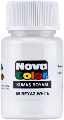 NOVA COLOR KUMAŞ BOYASI BEYAZ NC-163 (Best)
