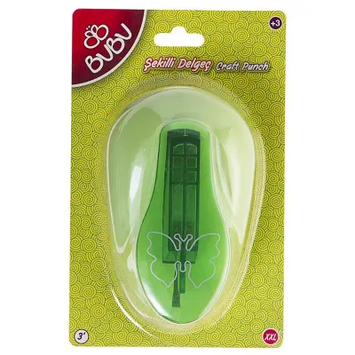 BU-BU ŞEKİLLİ EVA VE KAĞIT DELGEÇ KELEBEK DE0015 (Best)